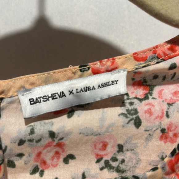 BATSHEVA x LAURA ASHLEY long sleeve floral mini dress - Picture 3 of 8